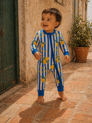 Lemon Classico Baby Boys 2-Way Zip Romper | HONEYPIEKIDS