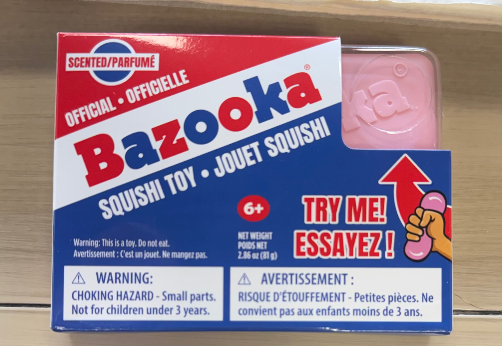 Licensed BAZOOKA GUM Scented Squishy Toy | HONEYPIEKIDS 