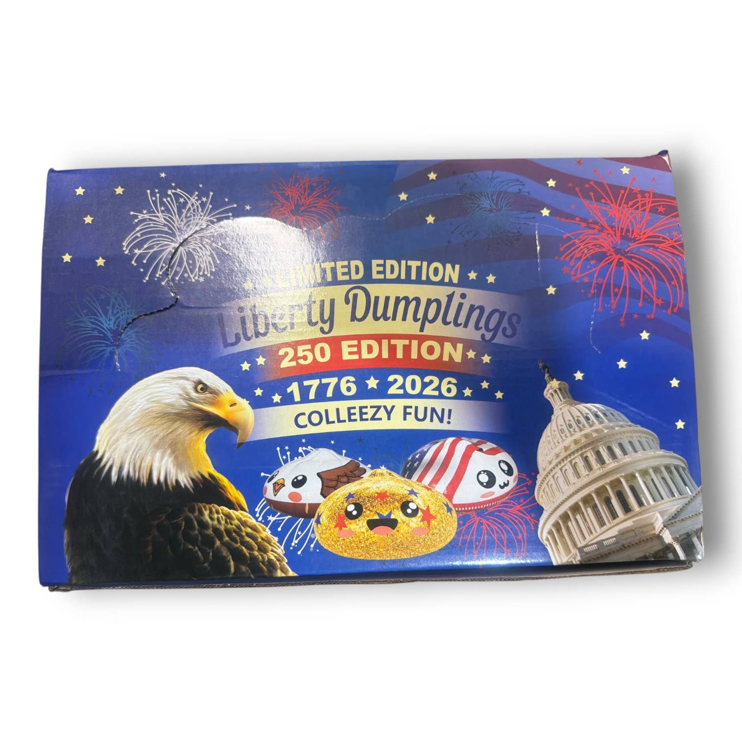 Limited Edition 250 Years of America Dumpling Squishy | HONEYPIEKIDS