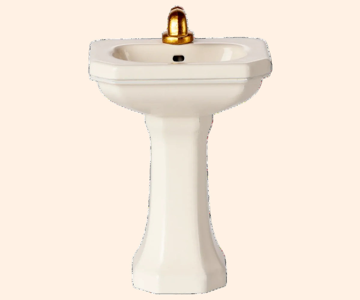 Maileg Mouse Bathroom Sink - Off White | HONEYPIEKIDS