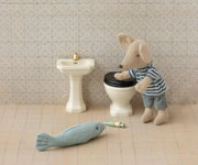 Maileg Bathroom Sink, Mouse - Off White | HONEYPIEKIDS