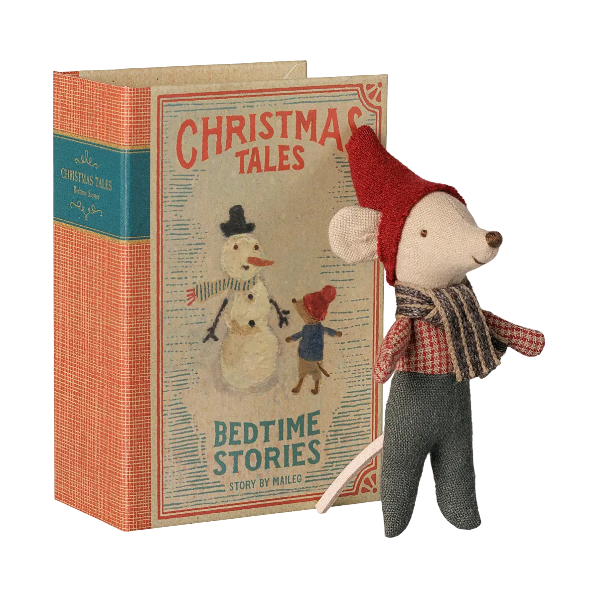 Maileg Christmas Mouse, Baby in Book | HONEYPIEKIDS