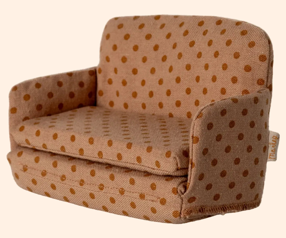 Maileg Sofa Bed, Mouse - Dots | HONEYPIEKIDS.COM