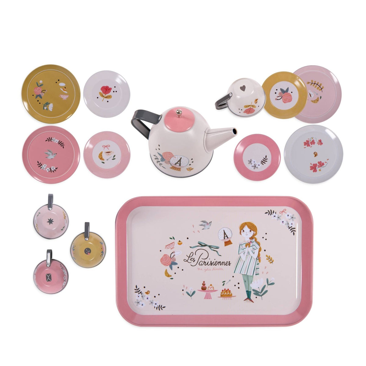 Moulin Roty The Parisiennes Tea Party Tea Set | HONEYPIEKIDS 