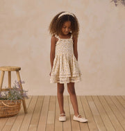 NoraLee Girls Birdie Dress - Lemon Meadow | HONEYPIEKIDS