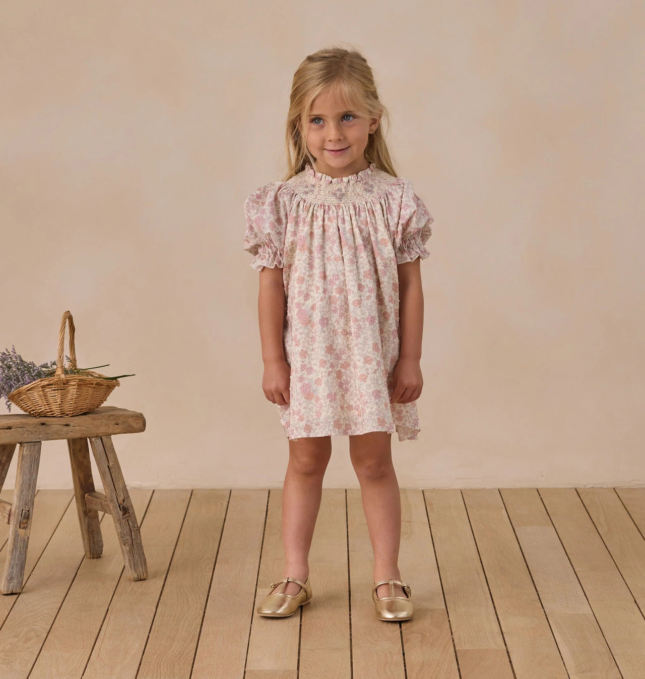 Noralee Girls Maddie Dress - Pastel Garden | HONEYPIEKIDS
