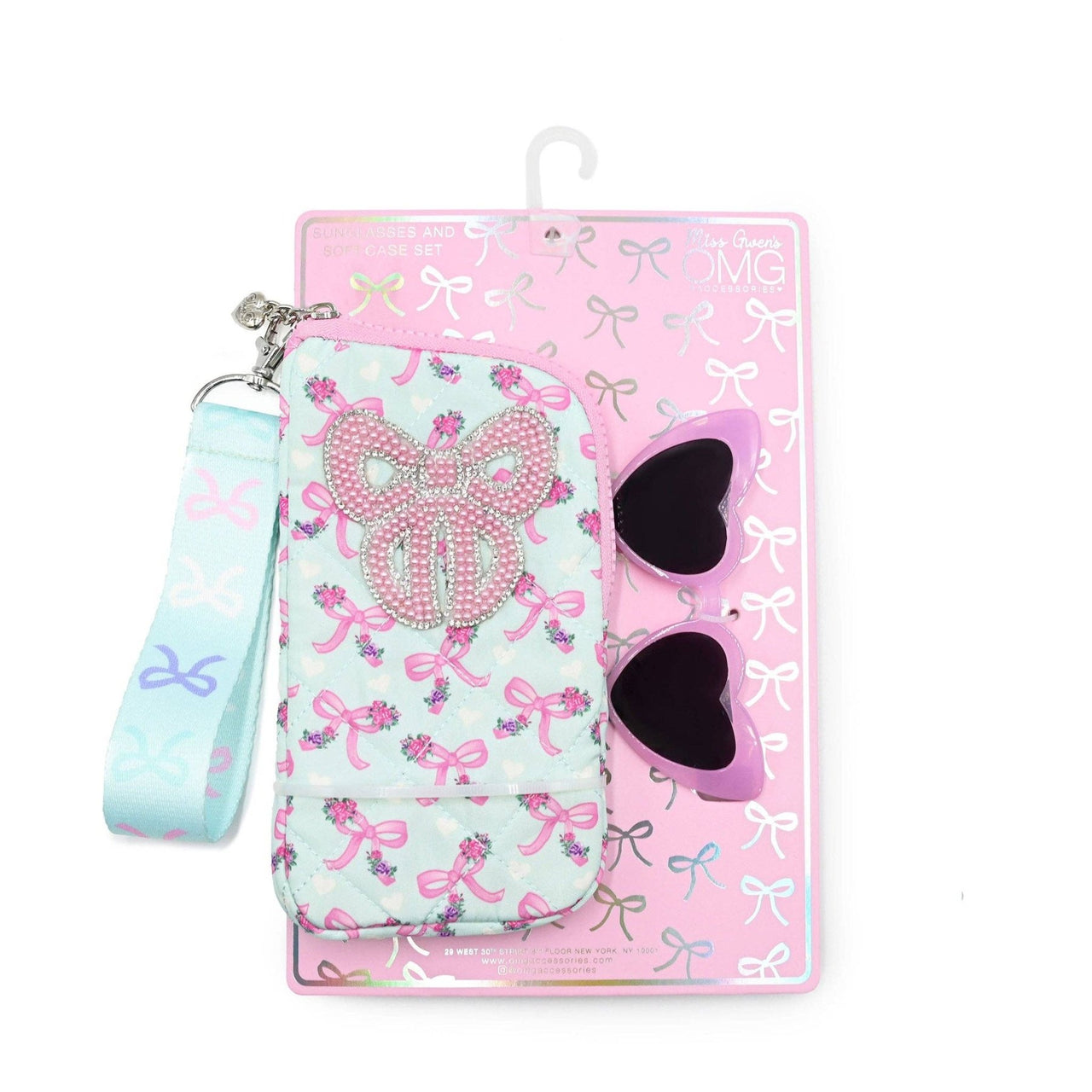OMG Bow Wristlet Case and Sunglasses | HONEYPIEKIDS