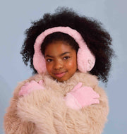 OMG Girls Rhinestone and Pearl Ear Muff and Gloves Set | HONEYPIEKIDS 