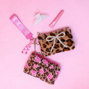 OMG Quilted Leopard 3 Piece Coin Purse and Keychain | HONEYPIEKIDS 