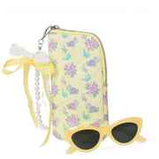OMG Yellow Floral Wristlet Case and Sunglasses | HONEYPIEKIDS