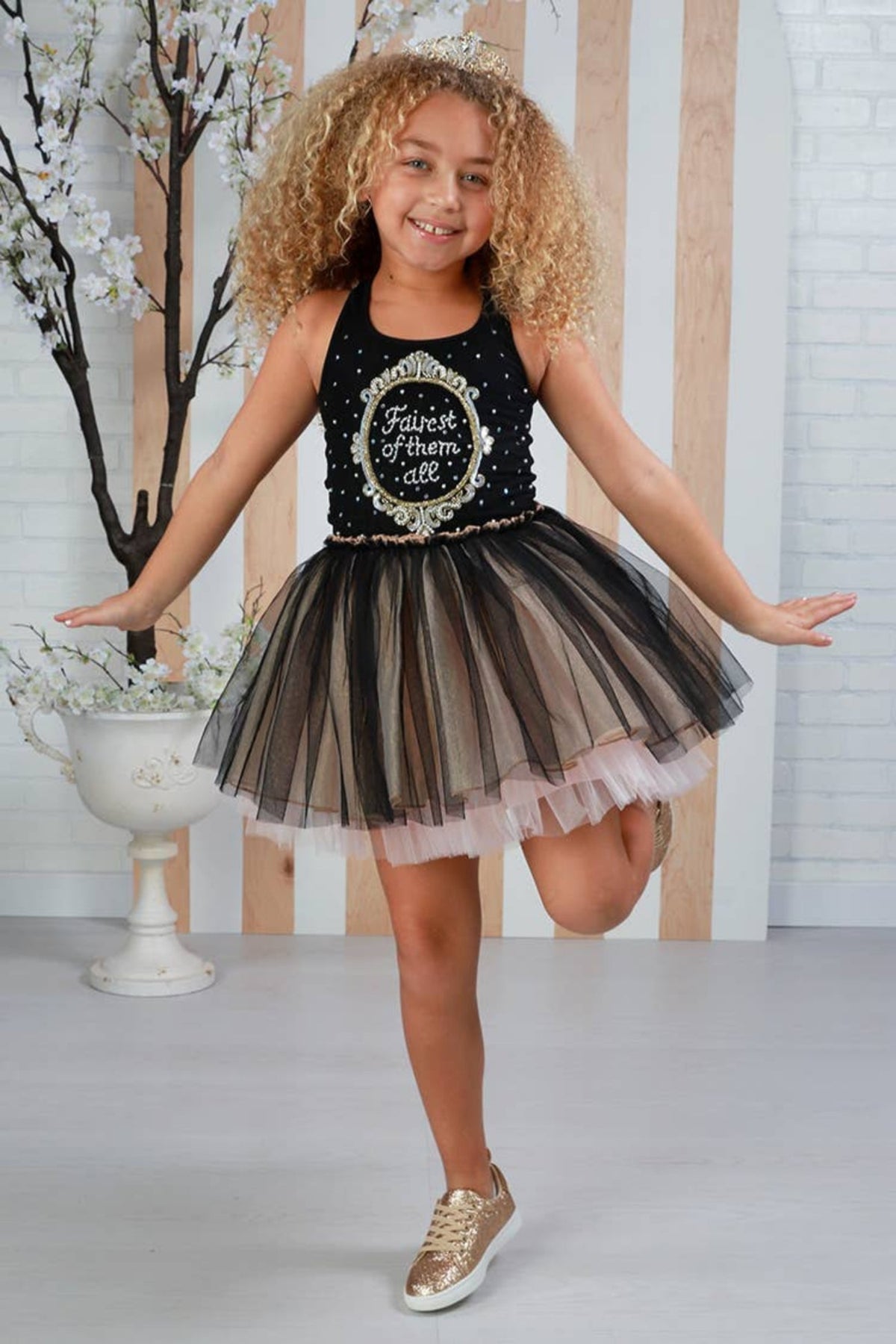 Ooh! La, La! Couture Mirror Mirror Fairest of them AllTutu Dress | HONEYPIEKIDS 