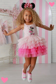 Ooh La La Couture Pink Minnie Tutu Dress | HONEYPIEKIDS 