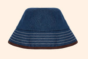 Patachou Girls Indigo Blue Denim Bucket Hat | HONEYPIEKIDS.COM