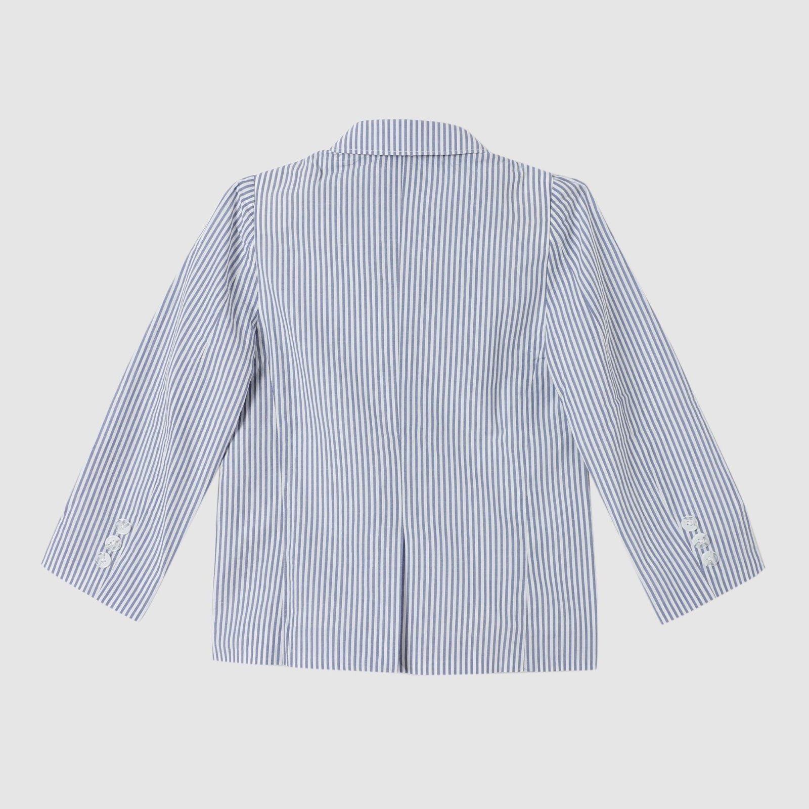 Pedal Boys Seersucker Sportcoat and Pants Set - Blue | HONEYPIEKIDS