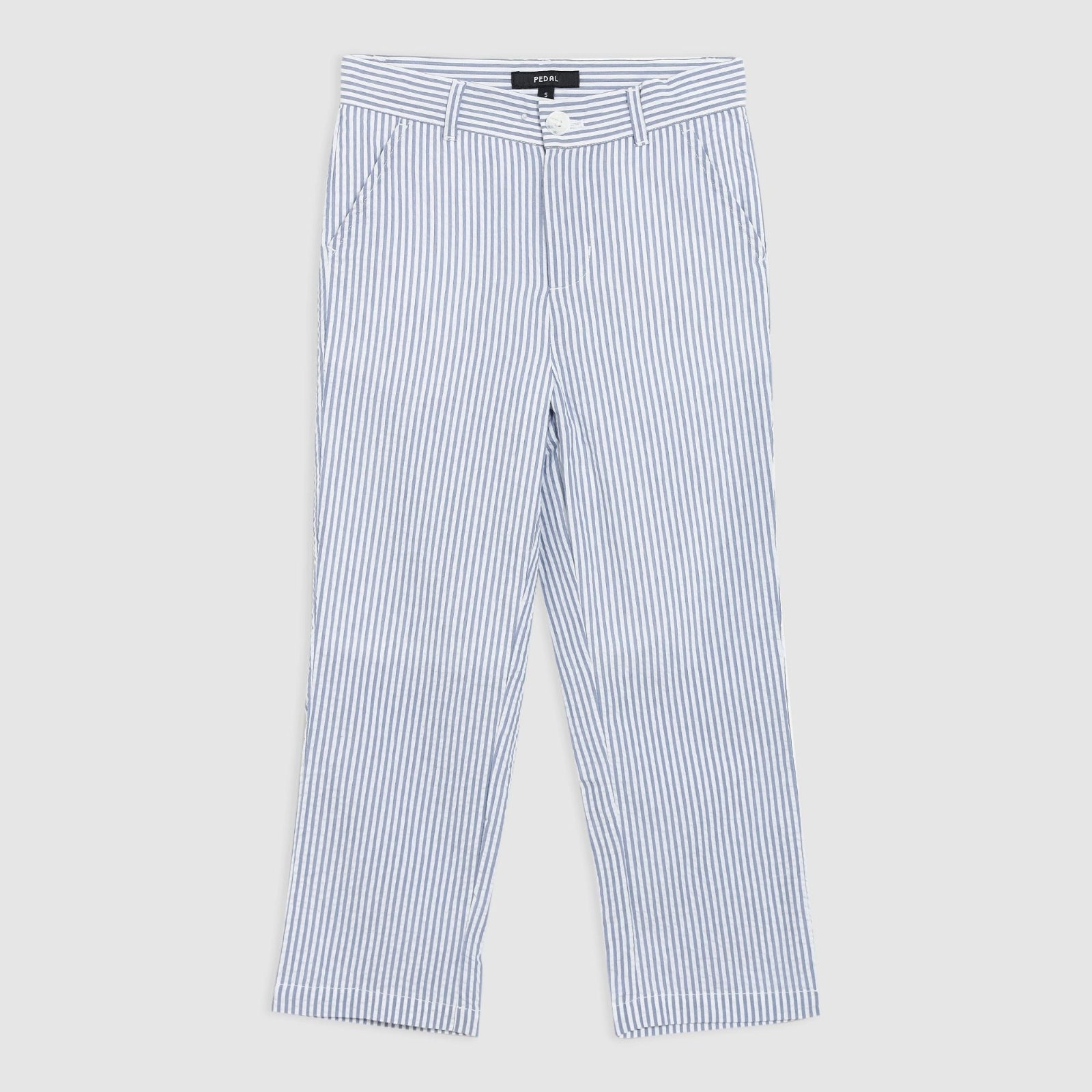 Pedal Boys Seersucker Sportcoat and Pants Set - Blue | HONEYPIEKIDS.COM