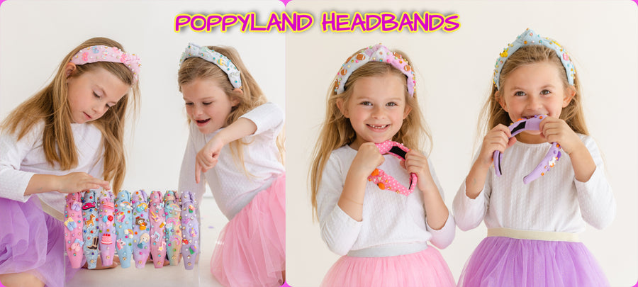 Poppyland Headbands | Girls Headbands | HONEYPIEKIDS.COM