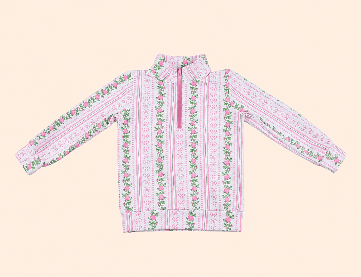 Poppyland Lilly Pullover - Bow Garden  HONEYPIEKIDS