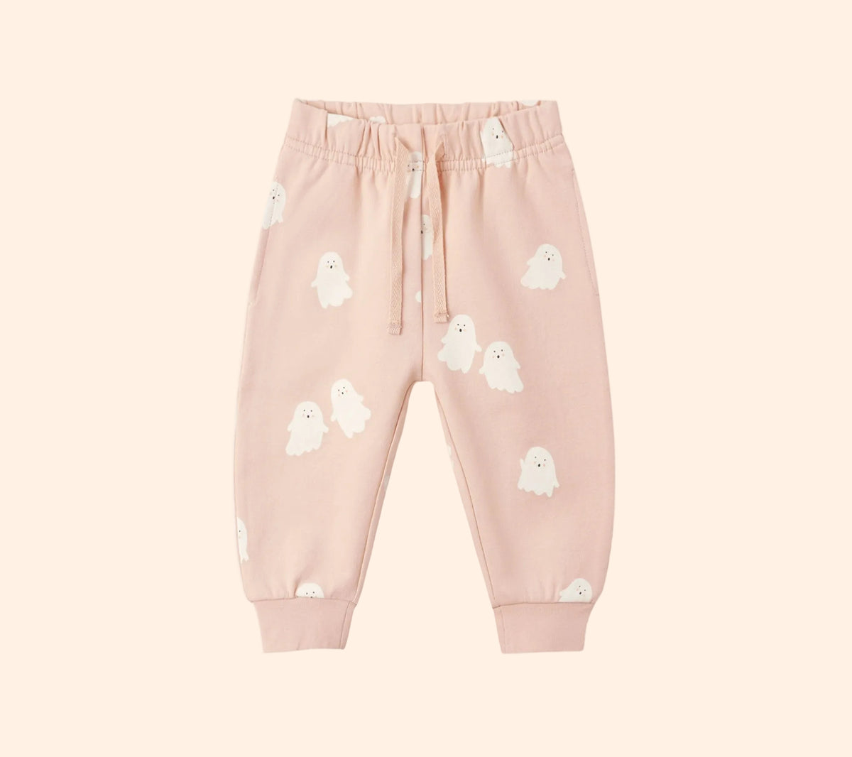 Quincy Mae Halloween Relaxed Fleece Sweatpants - Sweet Ghost | HONEYPIEKIDS 