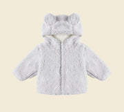 Quincy Mae Infant Bear Jacket - Frost | HONEYPIEKIDS | Baby Cold Weather Coats