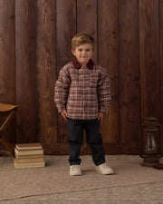 Rylee + Cru Nashville Quilted Jacket Aspen Plaid | HONEYPIEKIDS