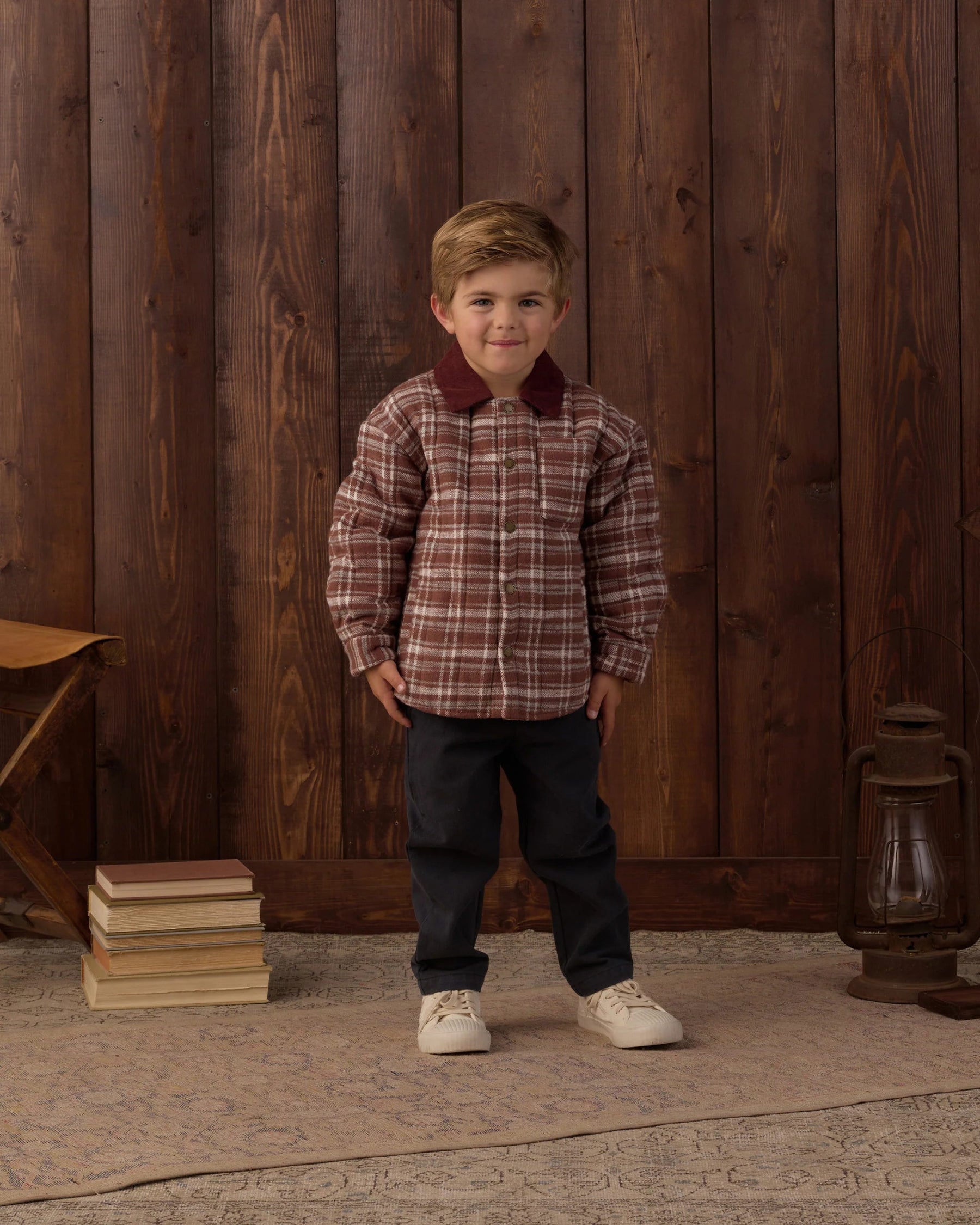 Rylee + Cru Nashville Quilted Jacket Aspen Plaid | HONEYPIEKIDS