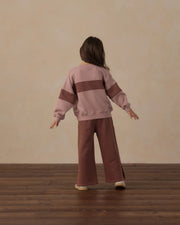 Rylee + Cru Hailey Sweatpant - Mulberry | HONEYPIEKIDS