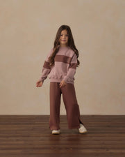 Rylee + Cru Hailey Sweatpant - Mulberry | HONEYPIEKIDS