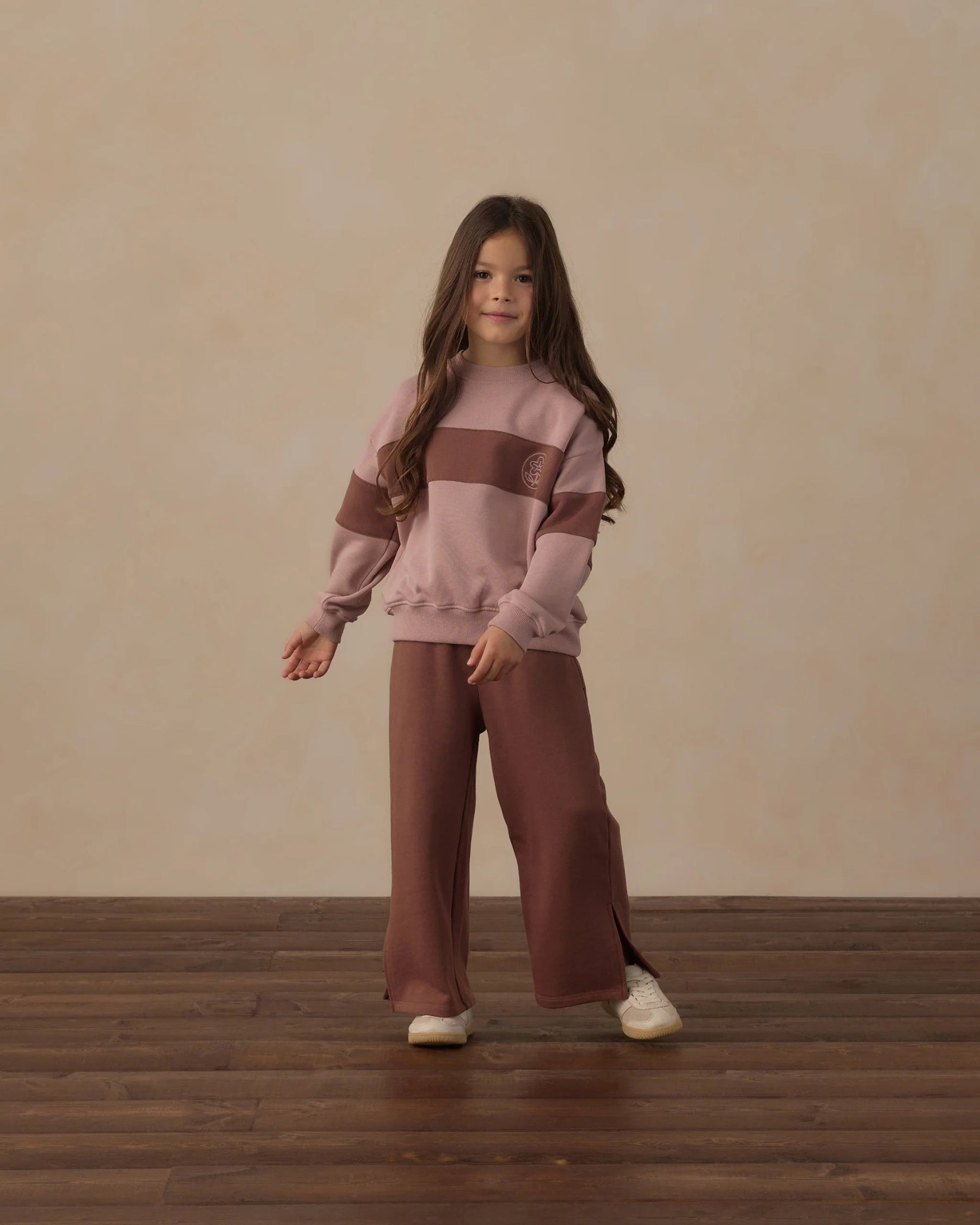 Rylee + Cru Hailey Sweatpant - Mulberry | HONEYPIEKIDS