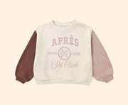 Rylee + Cru Legend Sweatshirt Apres Ski Club Natural | HONEYPIEKIDS