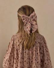 Rylee + Cru Oversized Bow - Pink Floral | HONEYPIEKIDS
