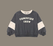 Rylee + Cru Oversized Sweatshirt Campfire Crew Midnight | HONEYPIEKIDS