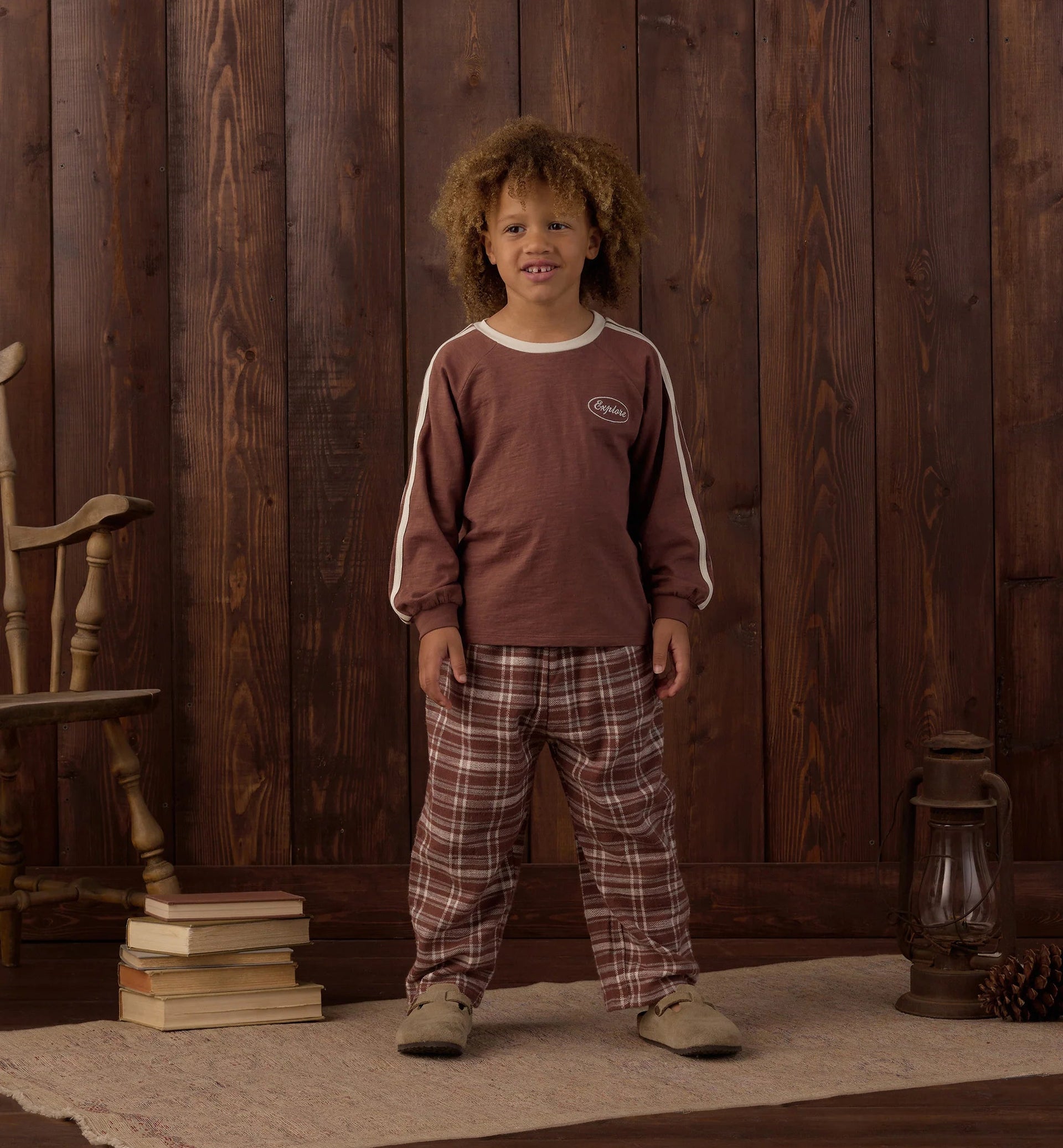 Rylee + Cru Palmer Pant - Aspen Plaid - HONEYPIEKIDS