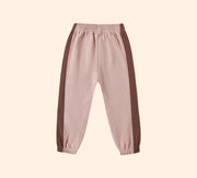 Rylee + Cru Paneled Sweatpant - Rosewood | HONEYPIEKIDS