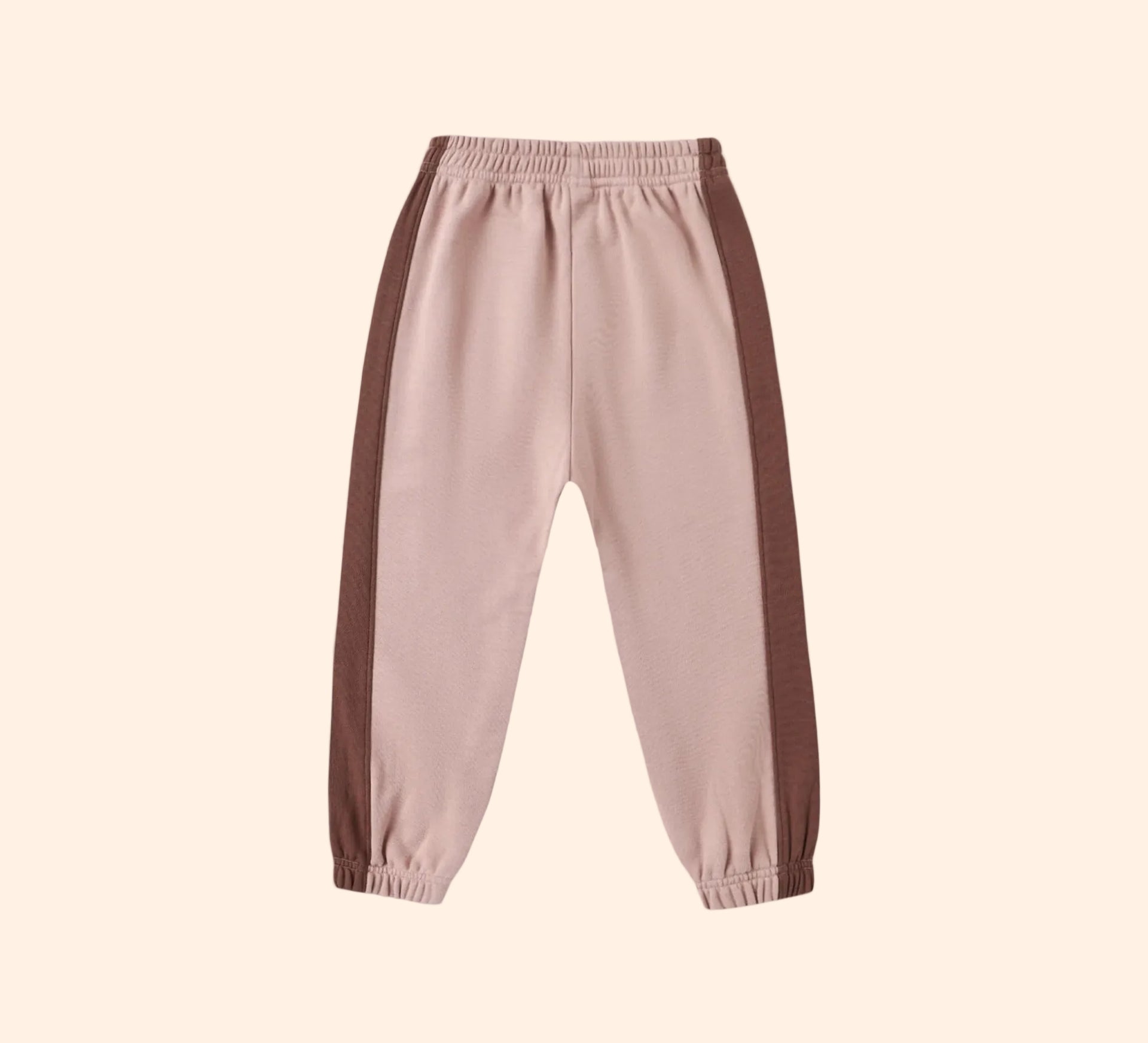 Rylee + Cru Paneled Sweatpant - Rosewood | HONEYPIEKIDS