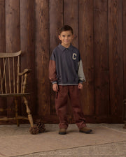 Rylee + Cru Relaxed Cargo Pant Mulberry | HONEYPIEKIDS
