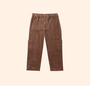 Rylee + Cru Relaxed Cargo Pant Mulberry | HONEYPIEKIDS
