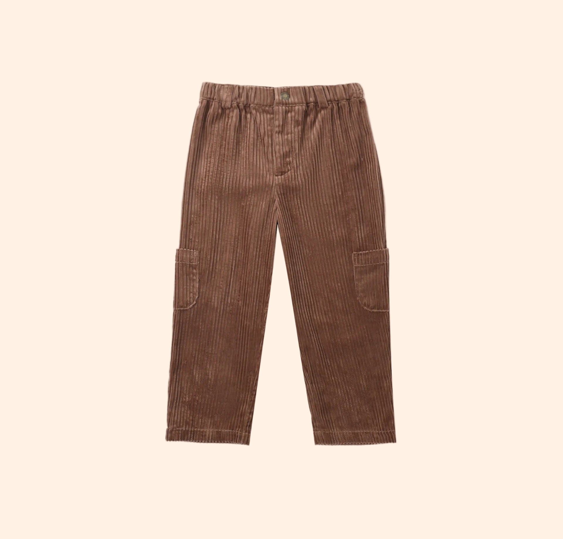 Rylee + Cru Relaxed Cargo Pant Mulberry | HONEYPIEKIDS