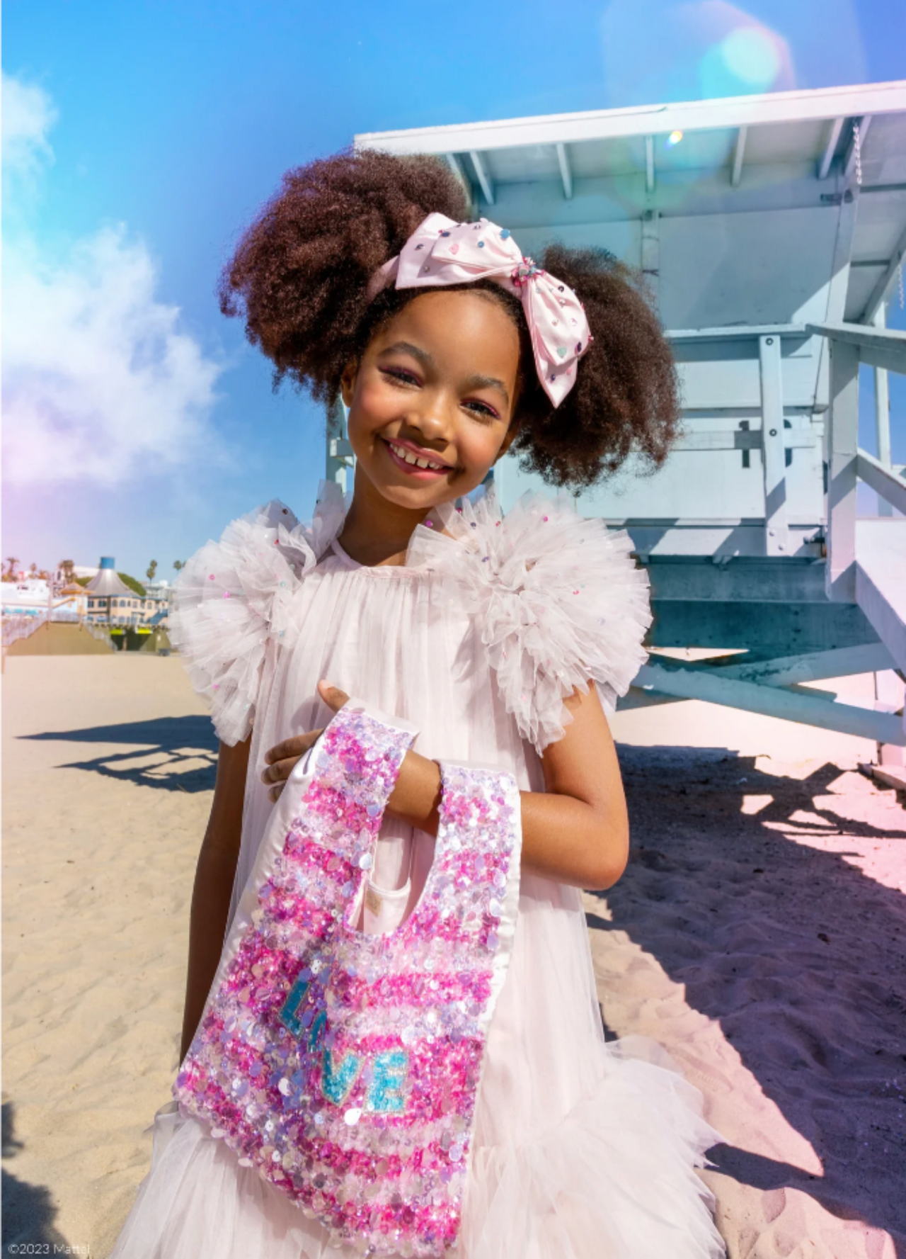 Tutu Du Monde BARBIE Sequin LOVE Barbie Purse | HONEYPIEKIDS 