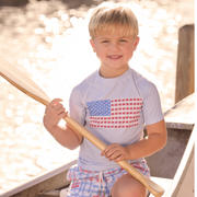 Sugar Bee Boys S/S Rashguard Shirt - Crab Flag | HONEYPIEKIDS