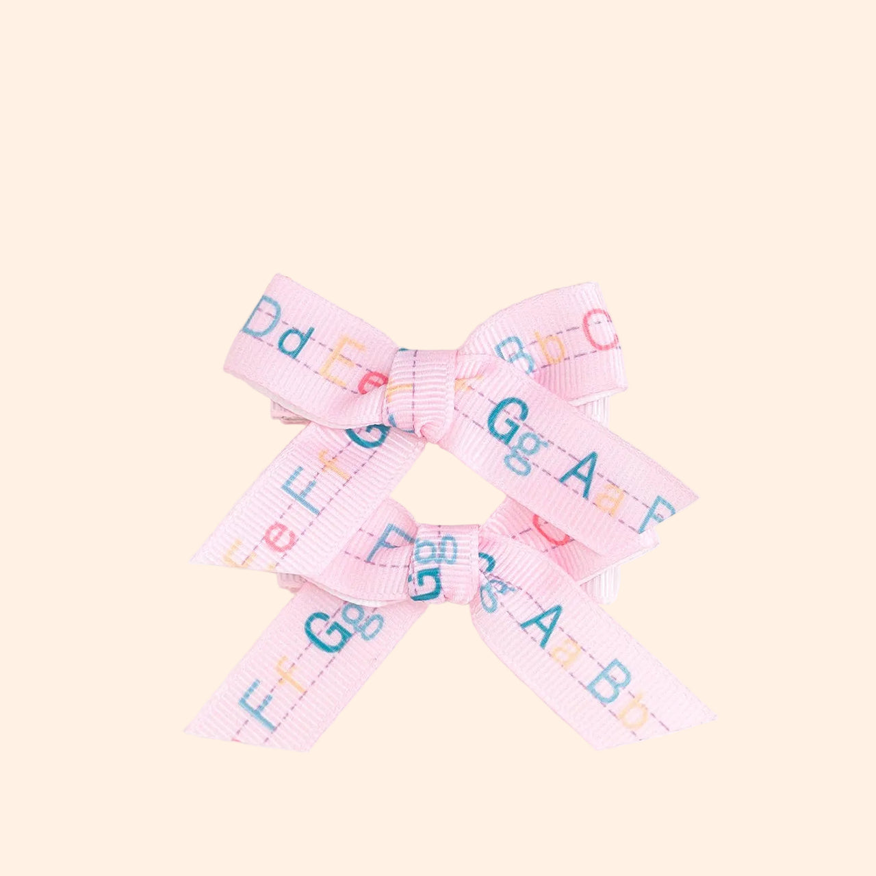 Sweet Wink Alphabet Back To School Bows Clip Set | HONEYPIEKIDS 