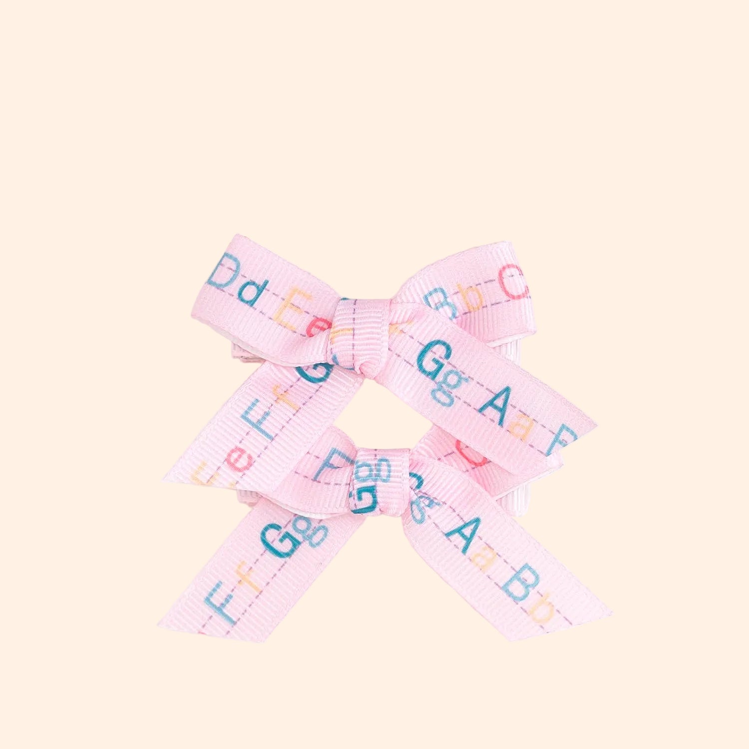 Sweet Wink Alphabet Back To School Bows Clip Set | HONEYPIEKIDS
