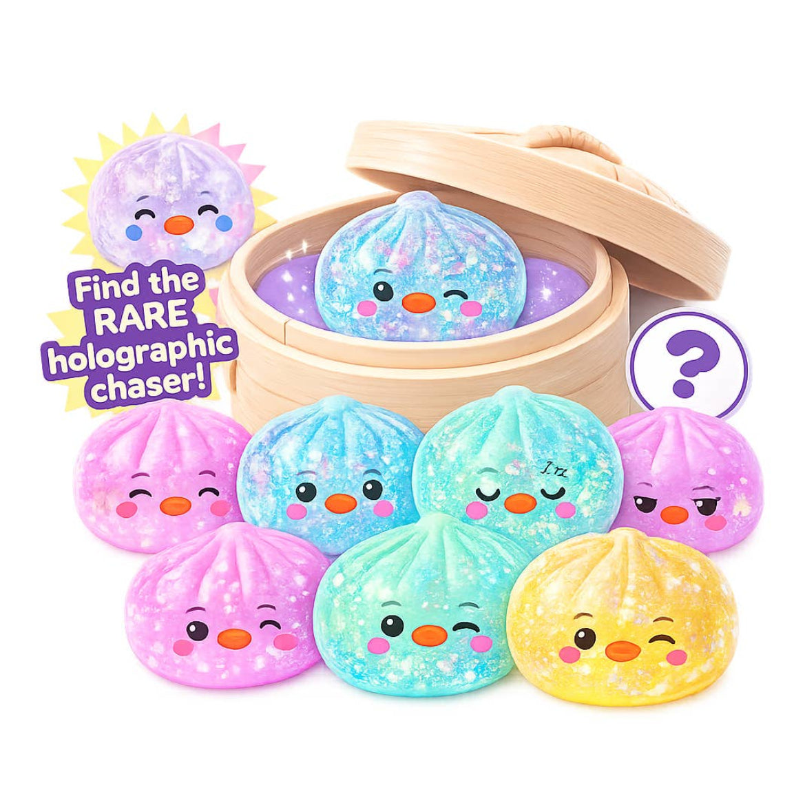 Top Trenz Hello Duck Mystery Mini Dumpling Squishy | HONEYPIEKIDS