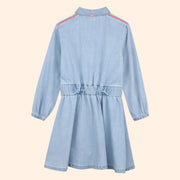 Billieblush Girls Light Denim Collar Dress | HONEYPIEKIDS