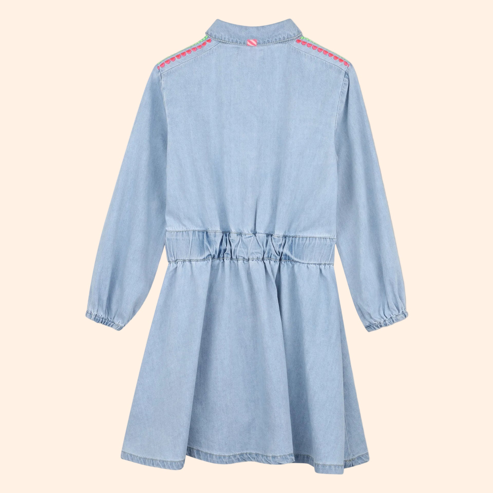 Billieblush Girls Light Denim Collar Dress | HONEYPIEKIDS
