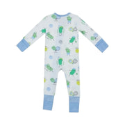 Angel Dear 2 Way Zipper Romper - Pickleball Blue | HONEYPIEKIDS