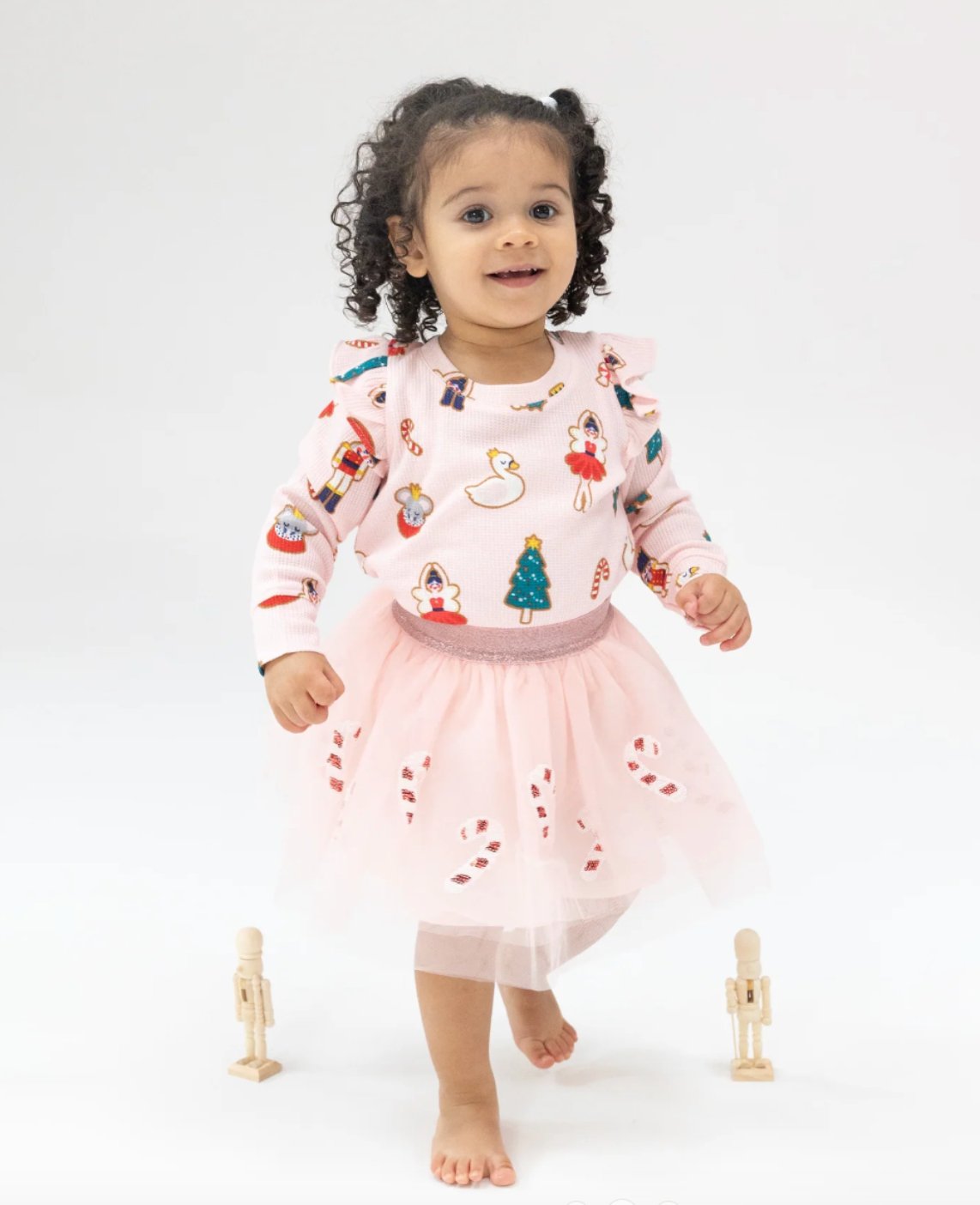 Angel Dear Christmas Candy Canes Tutu Skirt - Infant and Youth | HONEYPIEKIDS 