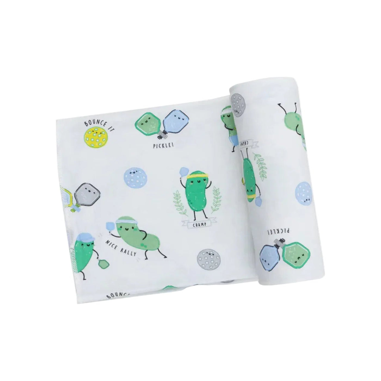 Angel Dear Swaddle Blanket - Pickleball Blue | HONEYPIEKIDS