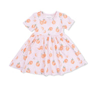 Angel Dear Twirly Dress with Cartwheel Short - Sweet Peach | HONEYPIEKIDS