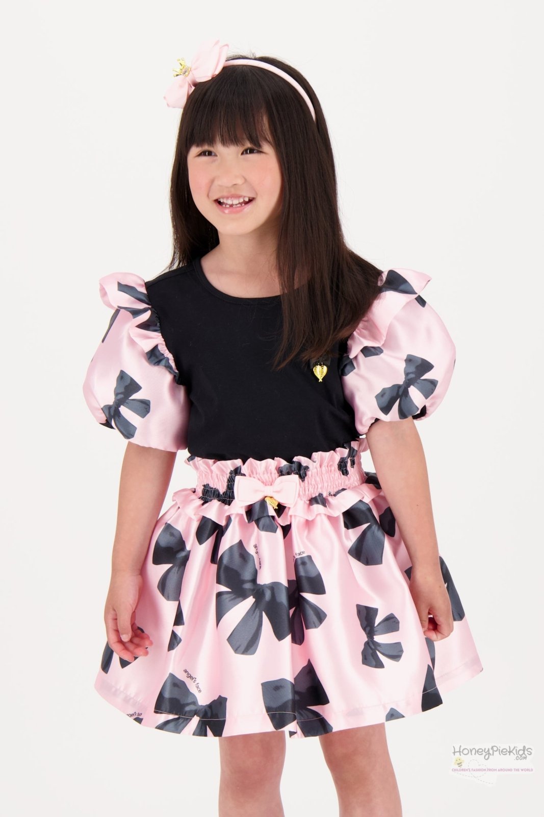 Angel's Face Fairy Pink Blythe Bow Skirt | HONEYPIEKIDS 