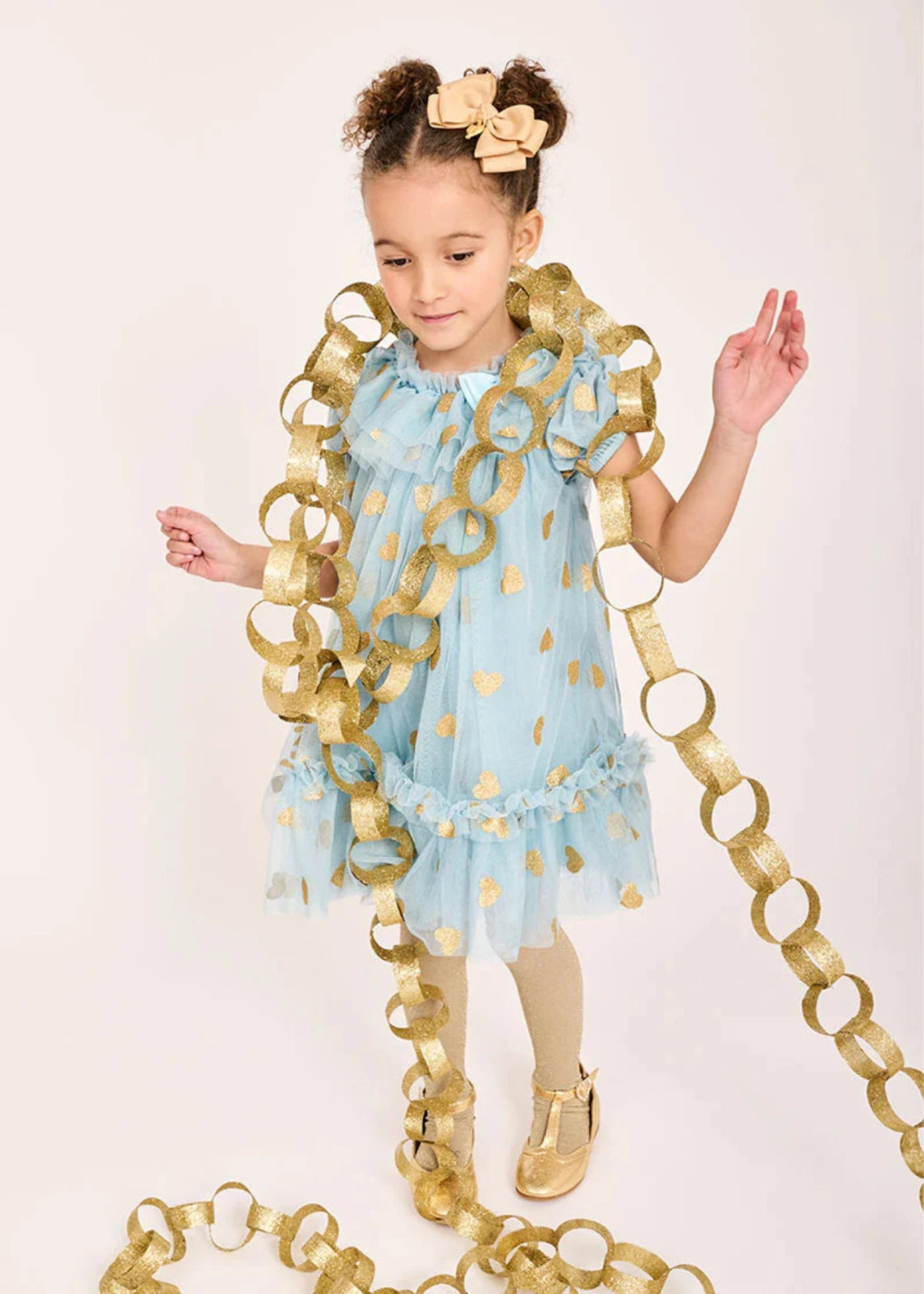 Angel's Face Girls Marta Dress in Duck Egg | HONEYPIEKIDS 